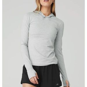 Alosoft Hooded Runner Long Sleeve